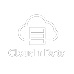 cloudndatalogo - white